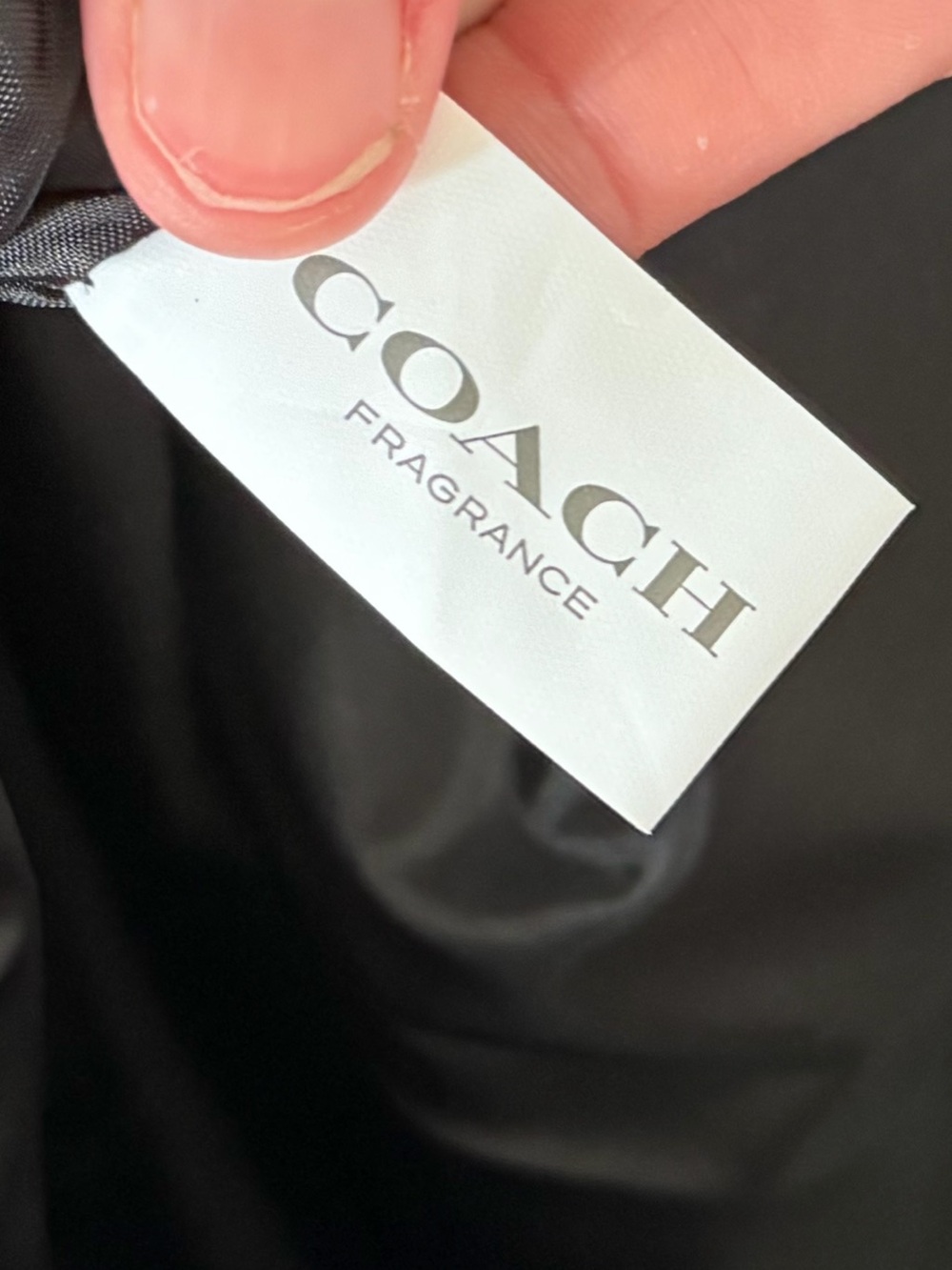 NWT COACH FRAGRANCE ✨🖤 Black & Gold Metallic Tote - Picture 12 of 13
